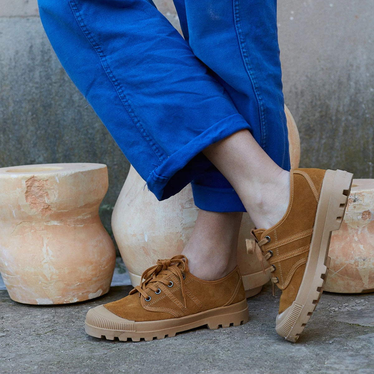 Pataugas AUTHENTIQUE L/S F4G OCRE – Image 2